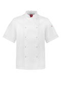 CH232MS Yes Chef Mens Zest Short Sleeve Chef Jacket