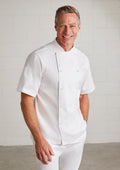 CH232MS Yes Chef Mens Zest Short Sleeve Chef Jacket