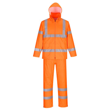 H448 Portwest Hi-Vis Packaway Rainsuit