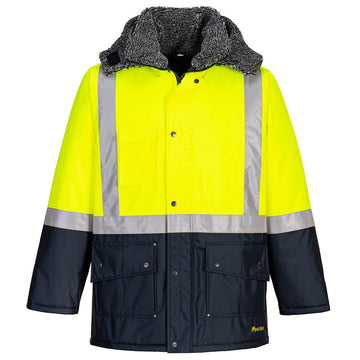 K8044 Portwest Huski Hi-Vis Contrast Freezer Jacket