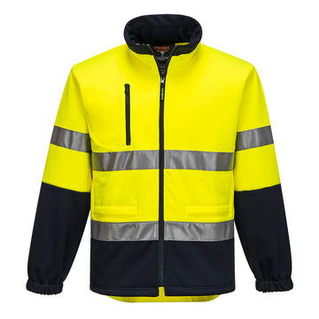 MA315 Portwest Hi-Vis Water Repellent Contrast Zipped Brush