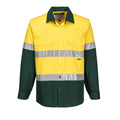 MA801 Portwest Hobart Hi-Vis Lightweight Contrast Shirt L/S