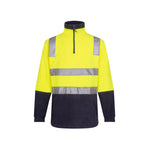 MF215 Portwest Hi-Vis Contrast 1/4 Zip Polar Fleece