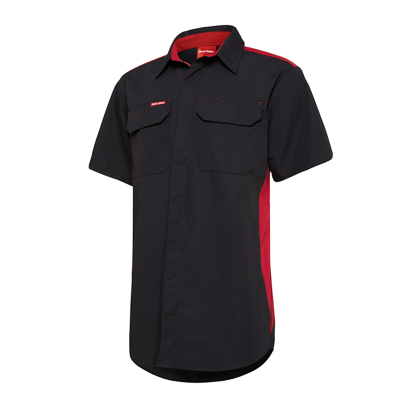 N9992-CLEARANCE Hard Yakka Polycotton Short Sleeve Dome shirt