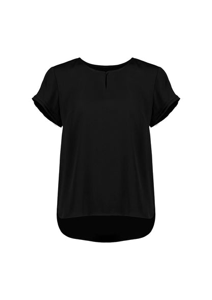 RU569LS Fashion Biz Womens Evelyn Short Sleeve Blouse
