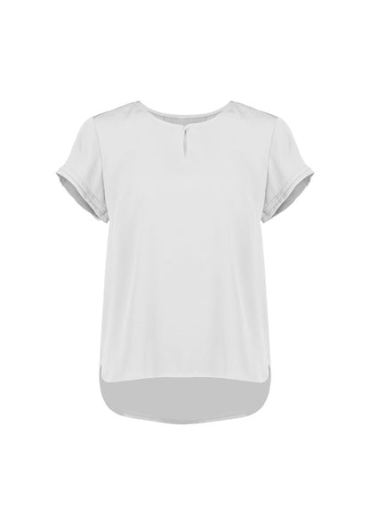 RU569LS Fashion Biz Womens Evelyn Short Sleeve Blouse