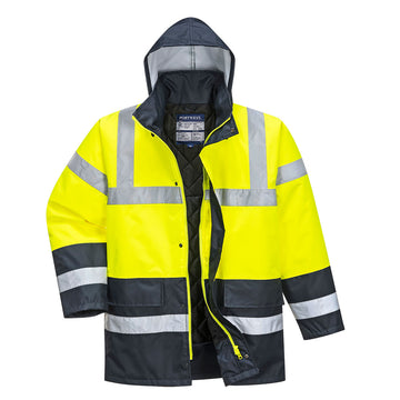 S466 Portwest Hi-Vis Contrast Winter Traffic Jacket