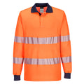 T186 Portwest PW3 Hi-Vis Polo Shirt L/S