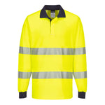 T186 Portwest PW3 Hi-Vis Polo Shirt L/S