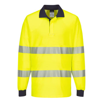 T186 Portwest PW3 Hi-Vis Polo Shirt L/S