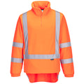 TM601 Portwest TTMC-W17 Hi-Vis X Back 1/4 Zip Polar Fleece