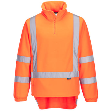 TM601 Portwest TTMC-W17 Hi-Vis X Back 1/4 Zip Polar Fleece