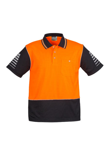 ZH236 Syzmik Mens Hi Vis Zone Short Sleeve Polo