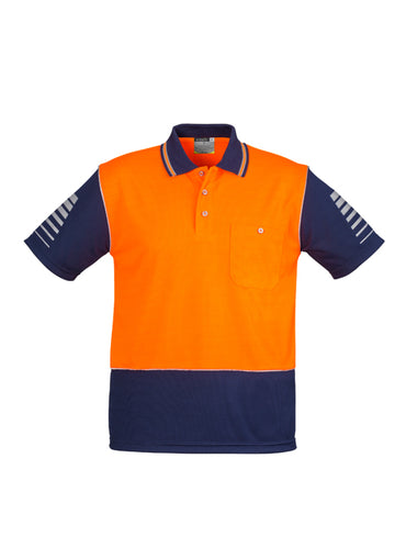 ZH236 Syzmik Mens Hi Vis Zone Short Sleeve Polo