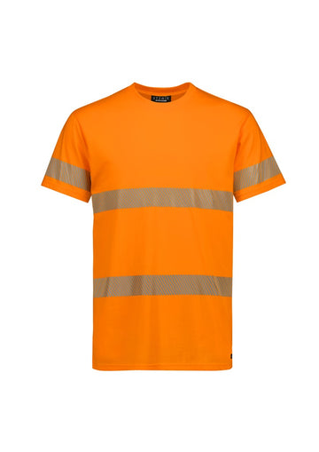 ZH510 Syzmik Mens Hi Vis Semented Tape Cotton Tee