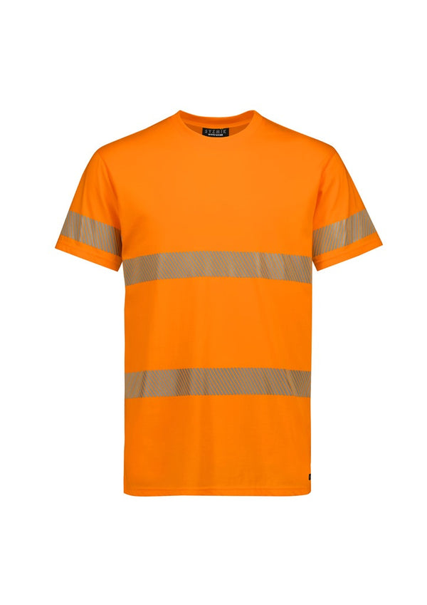 ZH510 Syzmik Mens Hi Vis Semented Tape Cotton Tee