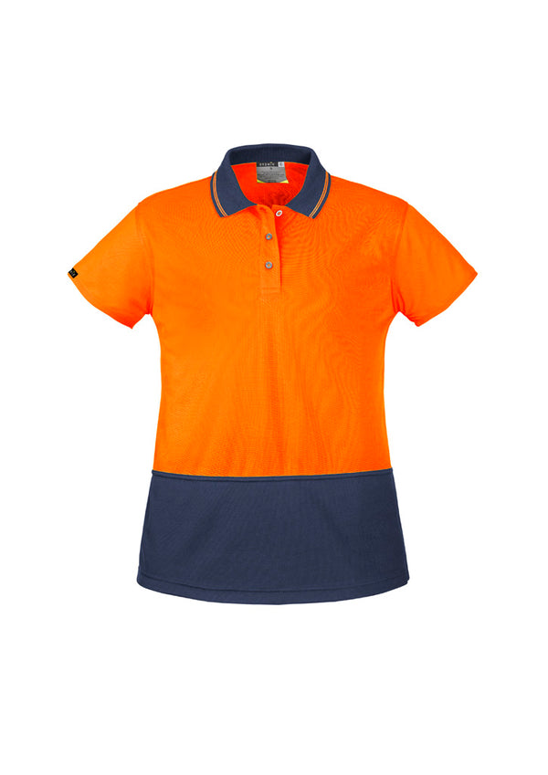 ZH731 Syzmik Womens Hi Vis Basic Short Sleeve Polo