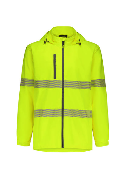 ZJ560 Syzmik Unisex Super Light Segmented Tape Packable Rain Jacket
