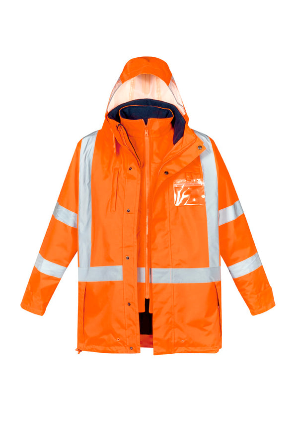 ZJ616 Syzmik Mens TTMC-W17 X Back 4 In 1 Waterproof Jacket