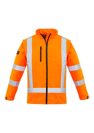 ZJ770 Syzmik Womens Hi Vis NSW Rail X Back 2 In 1 Softshell Jacket