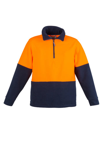 ZT460 Syzmik Unisex Hi Vis 1/2 Zip Polar Fleece Pullover