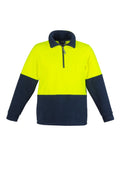 ZT460 Syzmik Unisex Hi Vis 1/2 Zip Polar Fleece Pullover