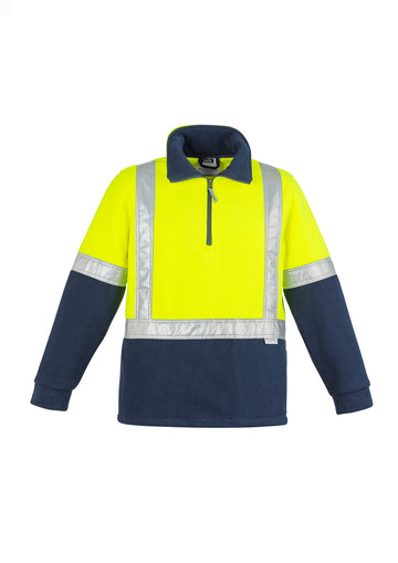 ZT462 Syzmik Unisex Hi Vis Polar Fleece Pullover - Shoulder Taped