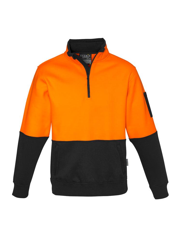 ZT476 Syzmik Unisex Hi Vis 1/2 Zip Pullover