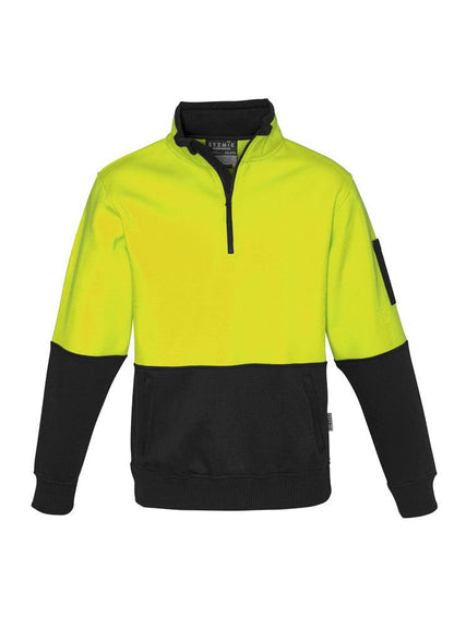 ZT476 Syzmik Unisex Hi Vis 1/2 Zip Pullover