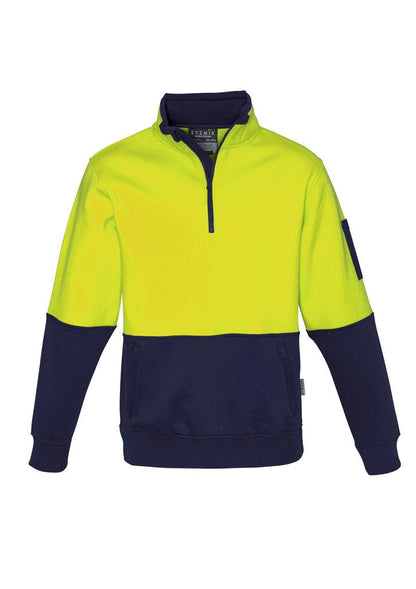 ZT476 Syzmik Unisex Hi Vis 1/2 Zip Pullover