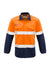 ZW132 Syzmik Mens Red Flame Hi Vis Shirt - Hoop Taped