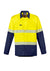 ZW229 Syzmik Mens Rugged Cooling Hi Vis Segmented Tape Long Sleeve Shirt