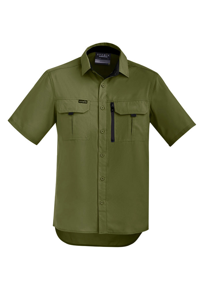 ZW465 Syzmik Mens Outdoor S/S Lightweight Shirt