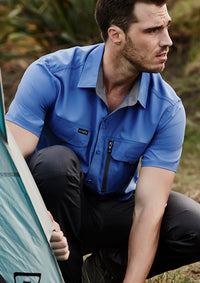 ZW465 Syzmik Mens Outdoor S/S Lightweight Shirt