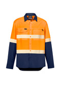 ZW470 Syzmik Mens Hi Vis Outdoor Segmented Tape Long Sleeve Shirt