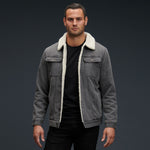 K15041 King Gee Urban Denim Sherpa Jacket