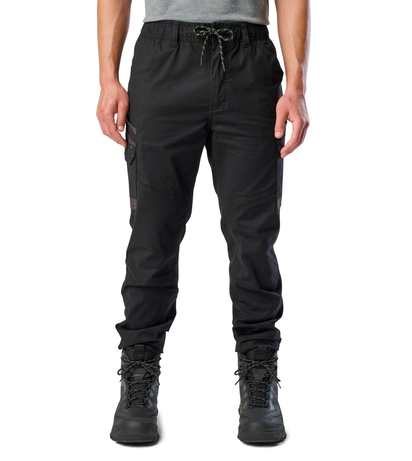 WP-12C FXD Elastic Waist Stretch Ripstop Work Pant Cuffed
