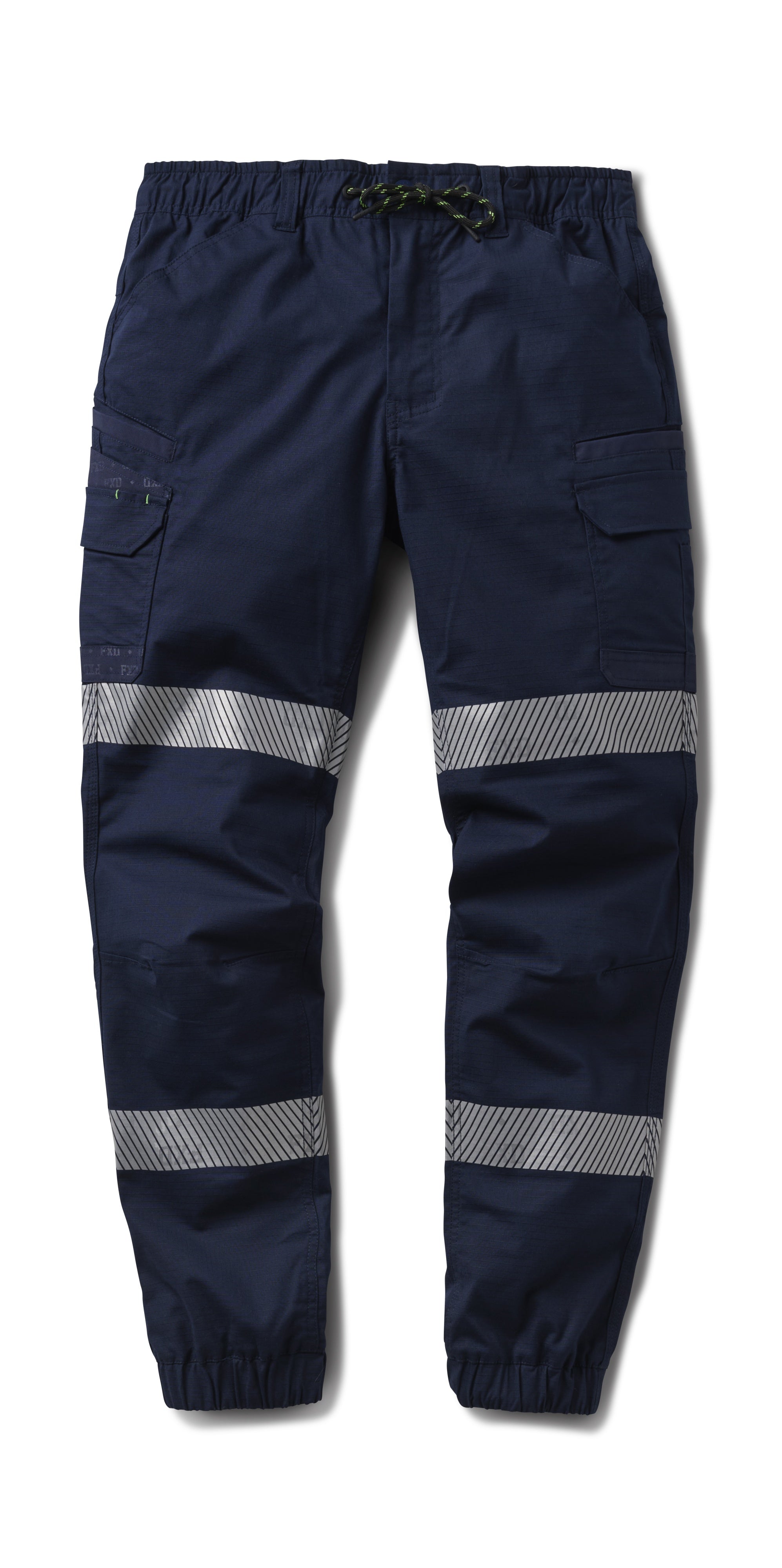 WP-12CT FXD Elastic Waist Stretch Ripstop Work Pant Cuffed Taped