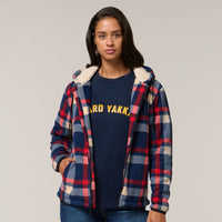 Y08522 Hard Yakka Women's Check Zoodie