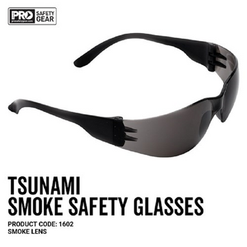 Pro Choice Safety Gear Tsunami Safety Glasses Smoke Lens