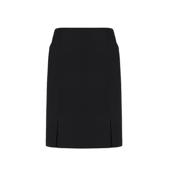 20720 Womens Front Pleat Detail Straight Skirt