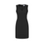 Biz Corporates Womens Sleeveless V Neck Dress Black