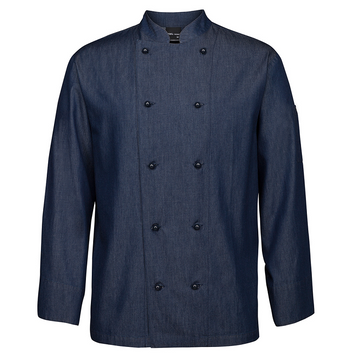 5CDL Unisex Denim Chef Jacket Long Sleeve