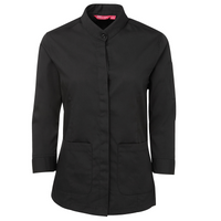 JB'S Wear Ladies 3/4 Hospitality Shirt Black