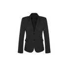 Biz Corporates Womens 2 Button Mid Length Jacket Black