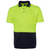 JB'S Wear Men's Hi Vis Short Sleeve Polo Shirt Lime/Navy