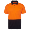 JB6HVNC JB'S Wear Men's Hi Vis Non Cuff Traditional Polo Shirts S/S