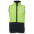 JB'S Wear Men's Hi Vis Polar Vest Lime/Navy