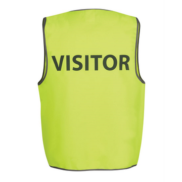JB6HVS7 JB'S Wear Hi Vis Visitor Safety Vest
