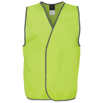 JB'S Wear Hi Vis Safety Vest Lime